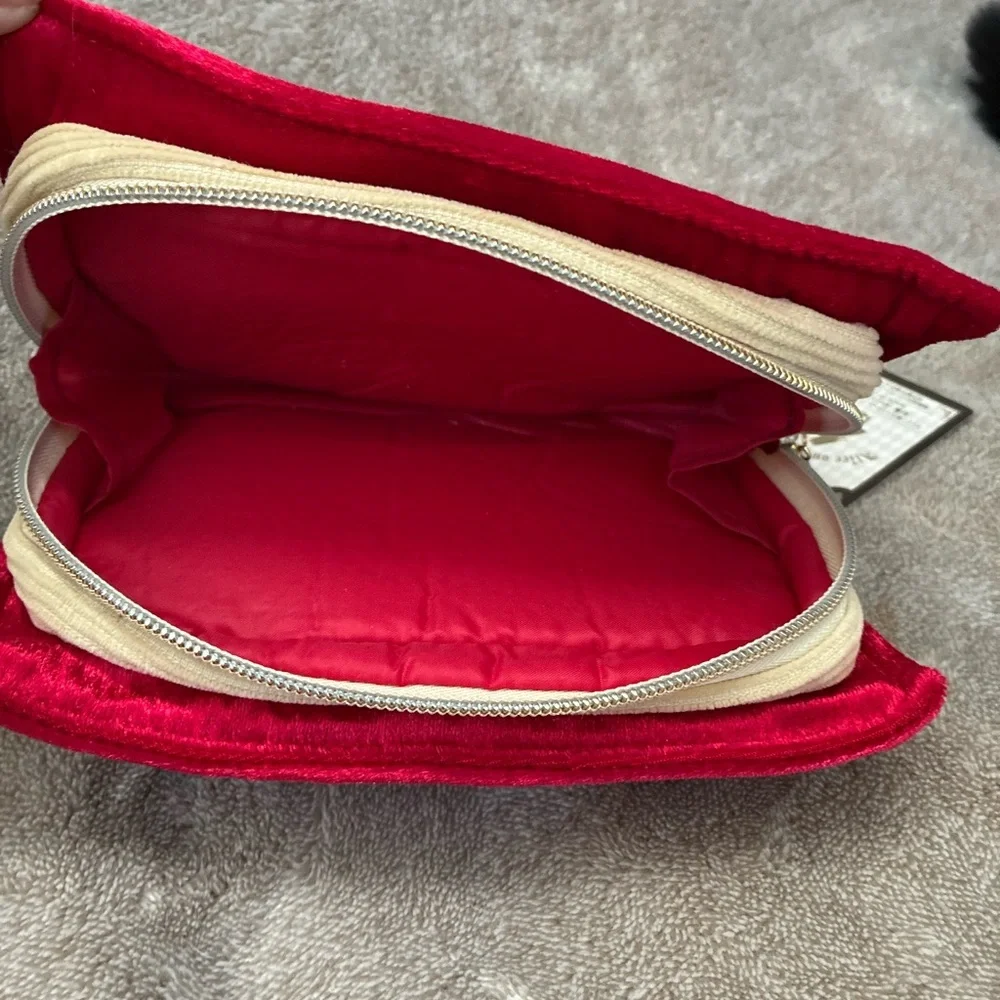 Alice on Wednesday Red Cosmetic Bag